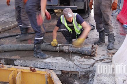 работы по замены канализационных сетей в Днепропетровске