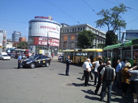 Новости Днепра про В Днепропетровске в трамвае произошел взрыв