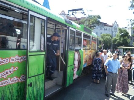 Новости Днепра про В Днепропетровске в трамвае произошел взрыв