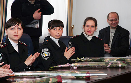 Новости Днепра про Академия МВД подготовила женщин-телохранителей (ФОТО)