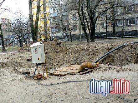 Новости Днепра про Продолжаются работы на ул. Калиновой (ФОТО)