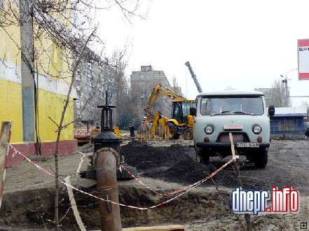 Новости Днепра про Продолжаются работы на ул. Калиновой (ФОТО)