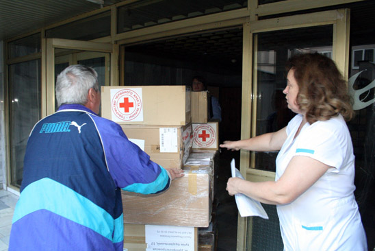 Новости Днепра про В Днепропетровск прибыла гуманитарная помощь от Красного Креста Чехии (ФОТО)
