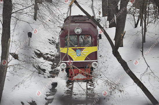 Новости Днепра про Детская железная дорога завершает зимний сезон