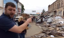 Днепровские цыгане растащили киоски на Боброва на металлолом