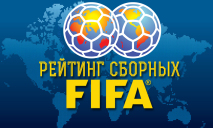 Украина потеряла 6 позиций в рейтинге ФИФА