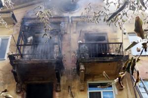 В результате пожара убытки понесли 8 квартир. Новости Днепропетровщины