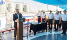 Борис Филатов принял участие в праздновании 26-й годовщины поднятия флага Военно-морских сил Украины на фрегате «Гетман Сагайдачный»
