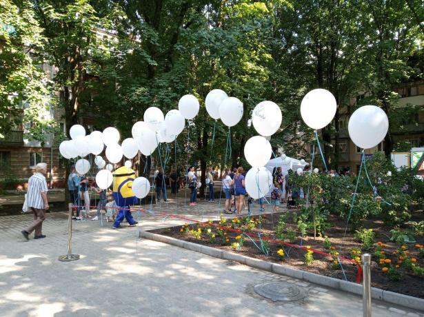 Новости Днепра про В Днепре появился еще один сквер – «Социальная реконструкция» в действии