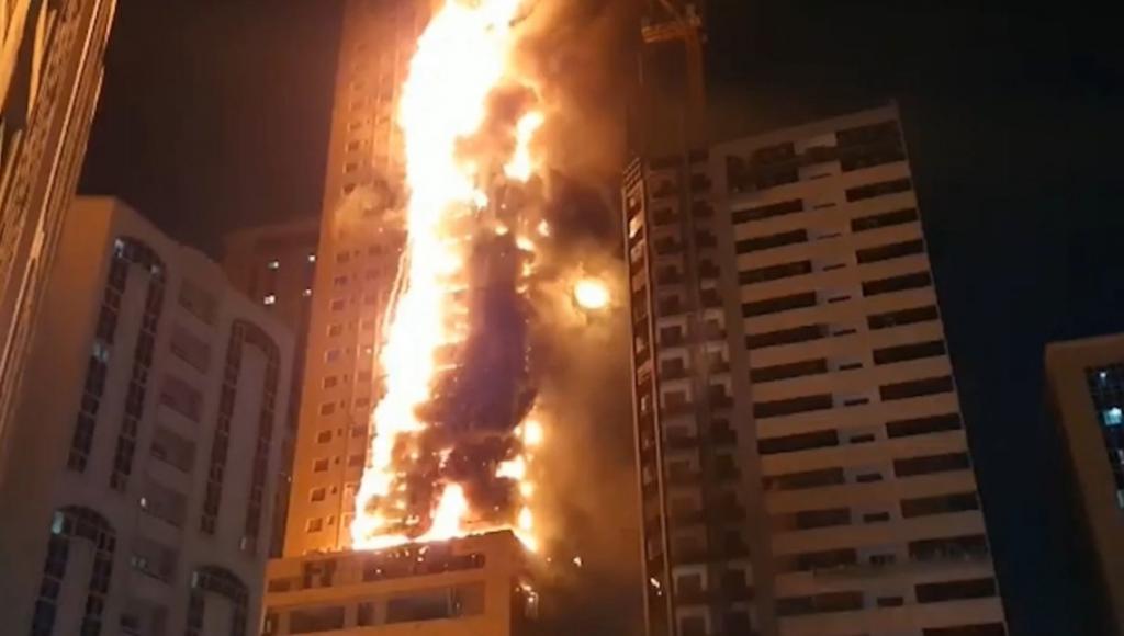 Пожар в небоскребе в ОАЭ: подробности. Новости мира
