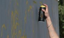 В Днепре вандалы испортили граффити в честь лидера УПА