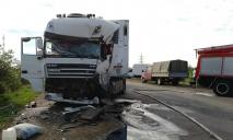 Масштабное ДТП с пострадавшими: на Днепропетровщине столкнулись 2 грузовика