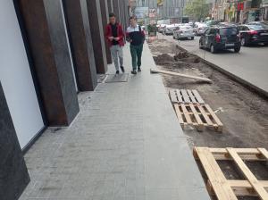 Новости Днепра про В центре Днепра появится тротуар с подогревом