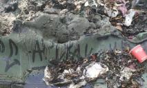 Возле «Меноры» в Днепре сожгли мусорные баки (ФОТО)
