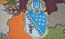 Карту Днепропетровщины из зерна внесли в Книгу рекордов Украины