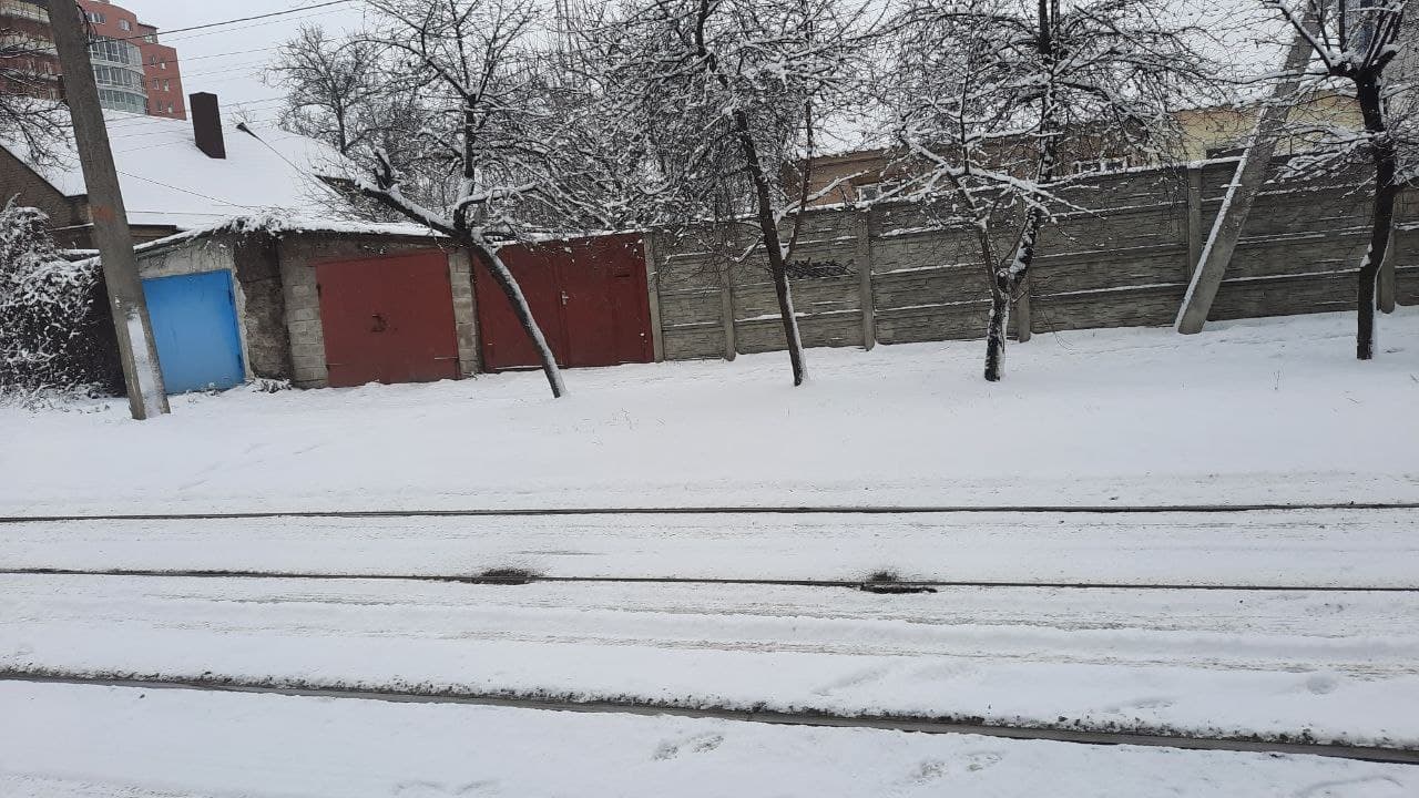 Новости Днепра про Как Днепр встретил первый настоящий снегопад (ФОТО)