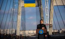 «Мы провозгласим новый Акт Злуки»- речь президента по случаю открытия нового вантового моста в Запорожье