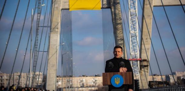 «Мы провозгласим новый Акт Злуки»- речь президента по случаю открытия нового вантового моста в Запорожье