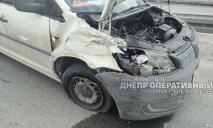 Тройное ДТП: в Днепре столкнулись Volkswagen, Skoda и ВАЗ (ФОТО)