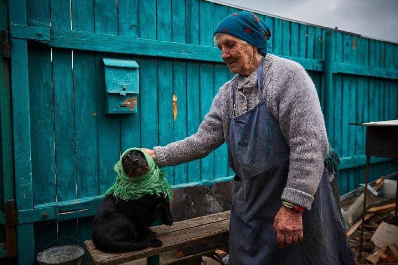 Новости Днепра про Доброе украинское сердце: как бабушка в Буче спасала свою собаку от обстрелов