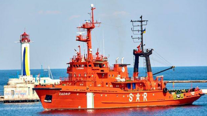 Новости Днепра про Захваченное россиянами спасательное судно 