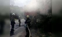 На трассе в Днепропетровской области горел грузовой автомобиль