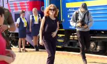 Не єдиною Джолі: у Київ прибула голівудська акторка Джесіка Честейн