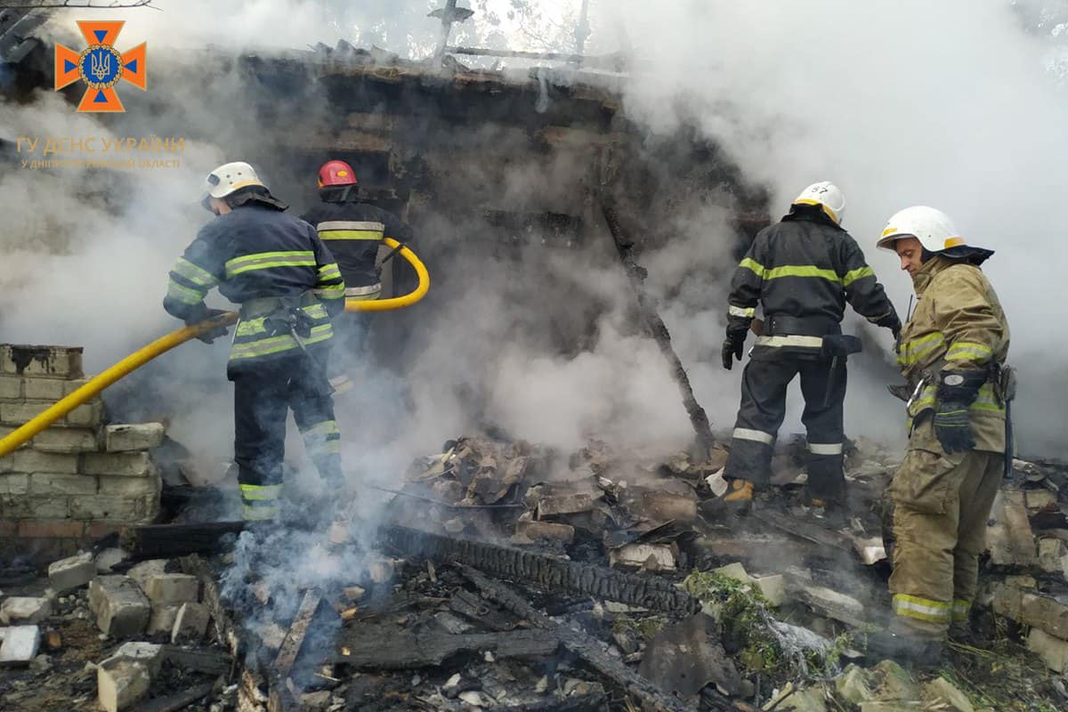 Новости Днепра про На Днепропетровщине горел частный дом: погибла женщина