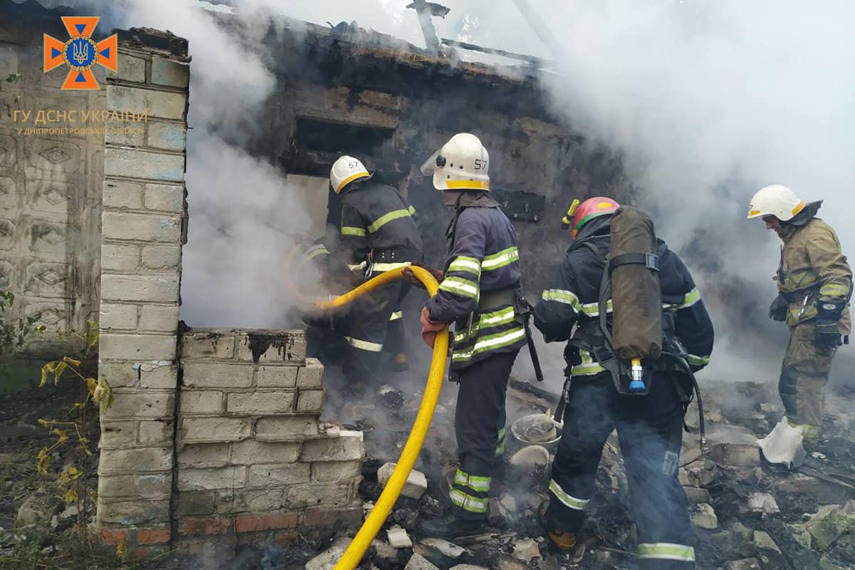 Новости Днепра про На Днепропетровщине горел частный дом: погибла женщина