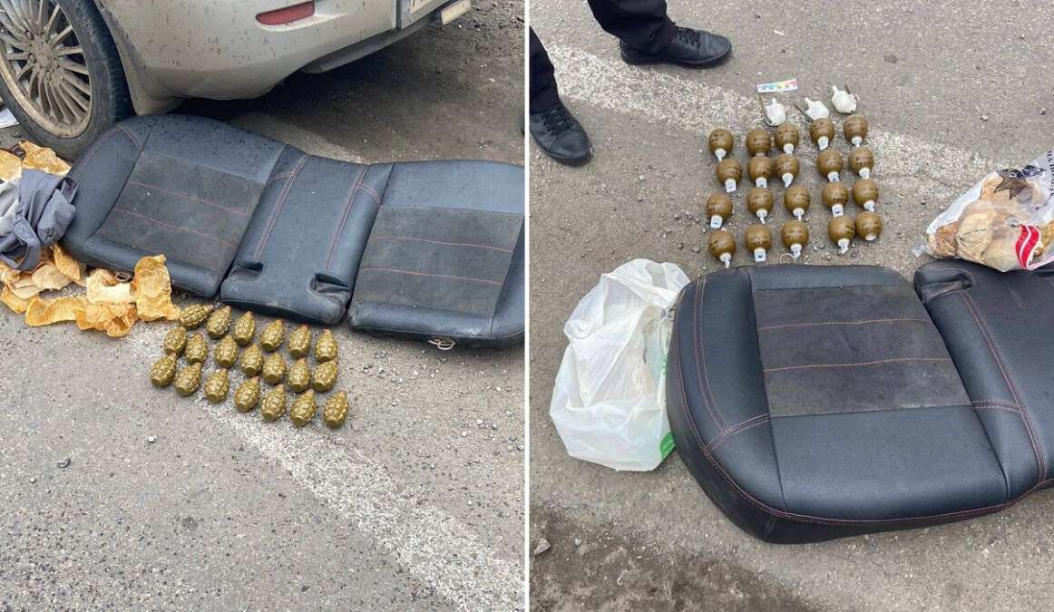 Новости Днепра про В Днепропетровской области на блокпосту остановили машину с гранатами