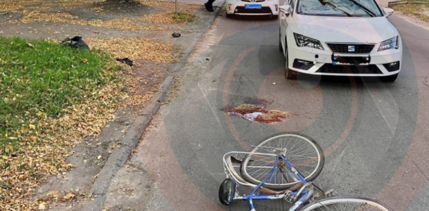 В Днепре водитель иномарки сбил 85-летнего велосипедиста