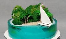 Кондитер із Дніпра зробив торт у вигляді райського острова (ФОТО)