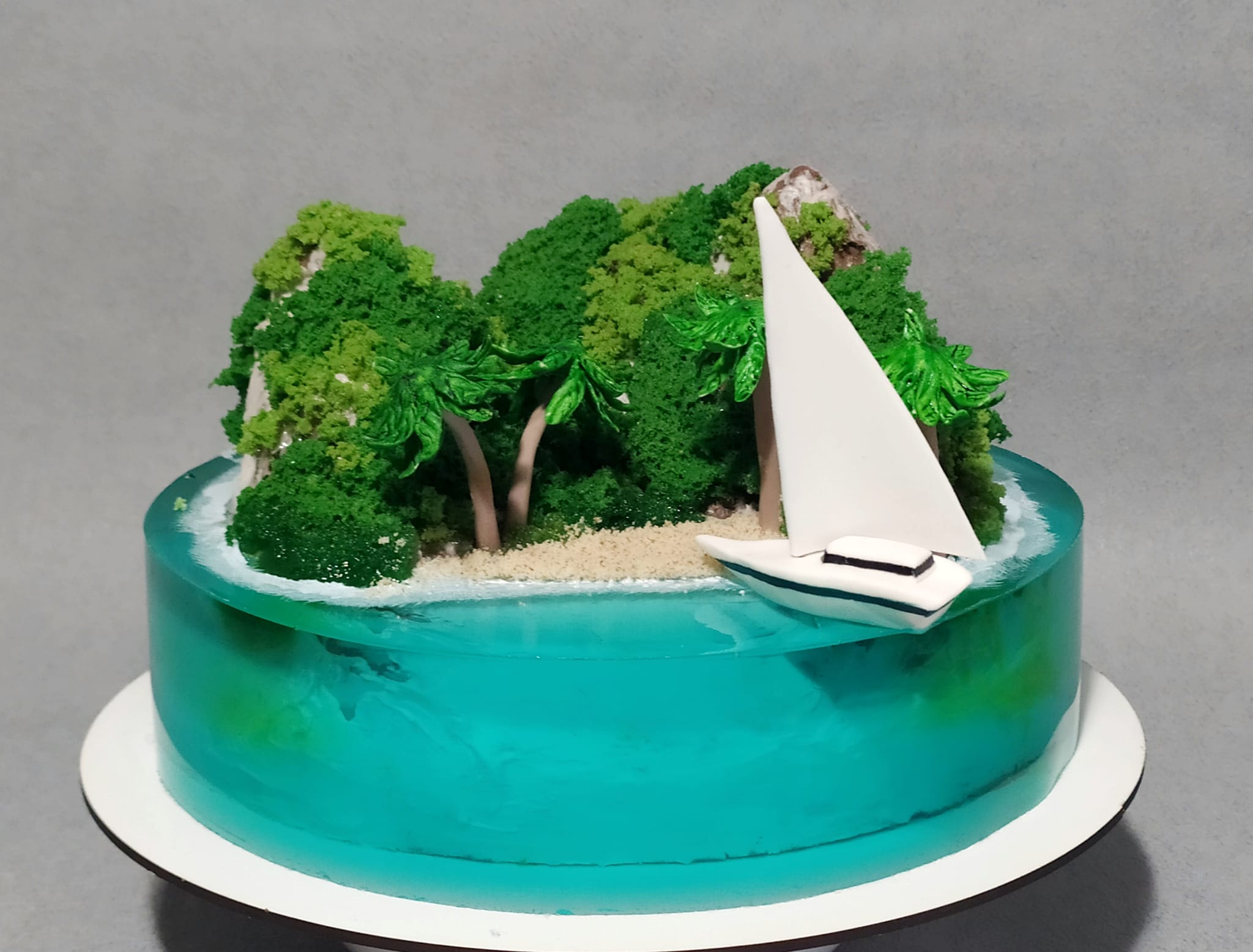 Новости Днепра про Кондитер из Днепра сделал торт в виде райского острова (ФОТО)