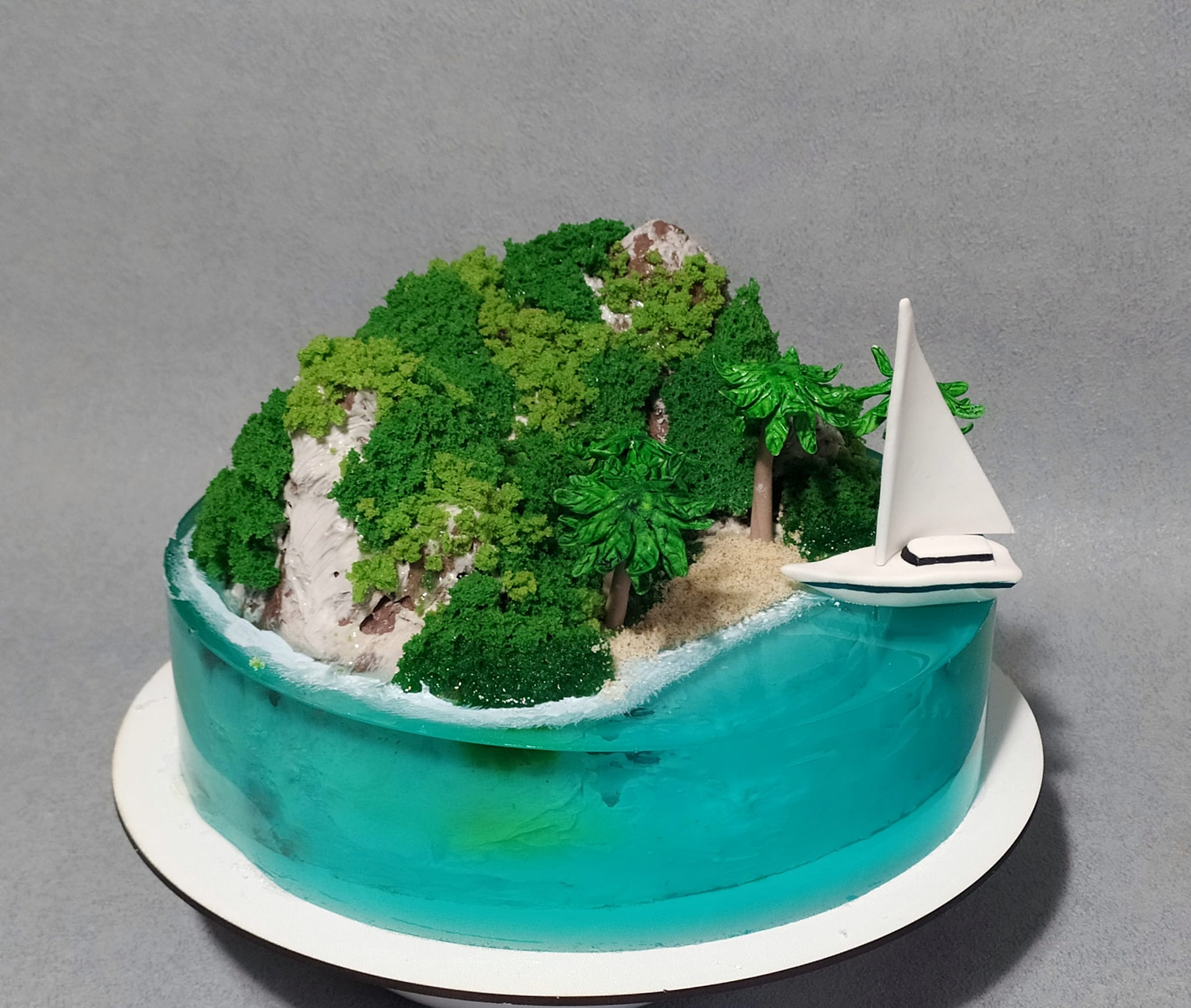 Новости Днепра про Кондитер из Днепра сделал торт в виде райского острова (ФОТО)