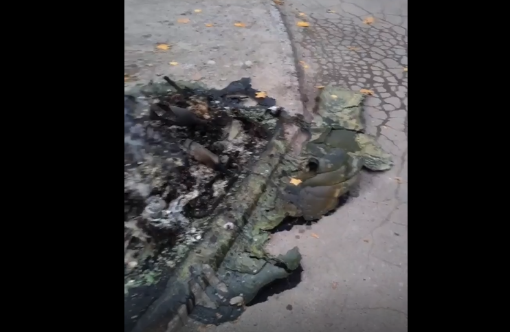 Новости Днепра про Ужасная вонь: в Днепре на Тополе неизвестные жгли мусор вместе с баками