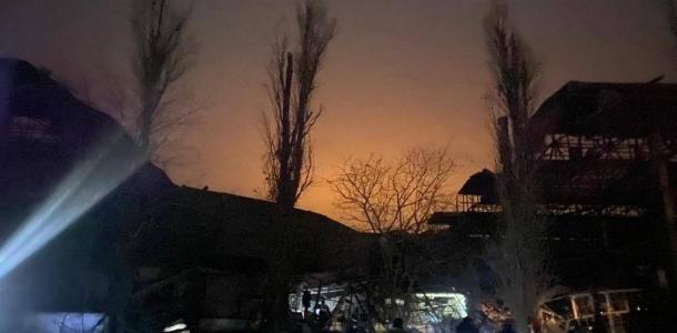 В ОП показали первые кадры с места ночного ракетного удара по Кривому Рогу (ФОТО)