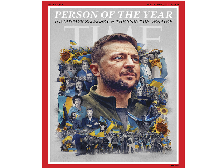 Новости Днепра про Зеленский и «дух Украины»: журнал Time определил «Человека года»