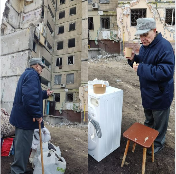 Новости Днепра про Потерял все: в Днепре нуждается в помощи пожилой мужчина, дом которого разрушила российская ракета