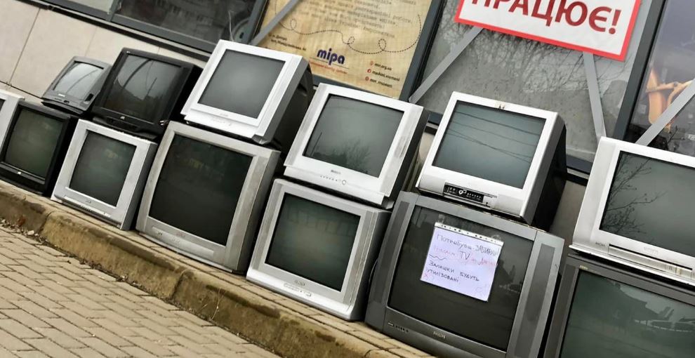 Новости Днепра про В Днепре раздают кучу телевизоров 