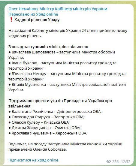 Новости Днепра про Резніченка звільнили з посади голови Дніпропетровської ОВА