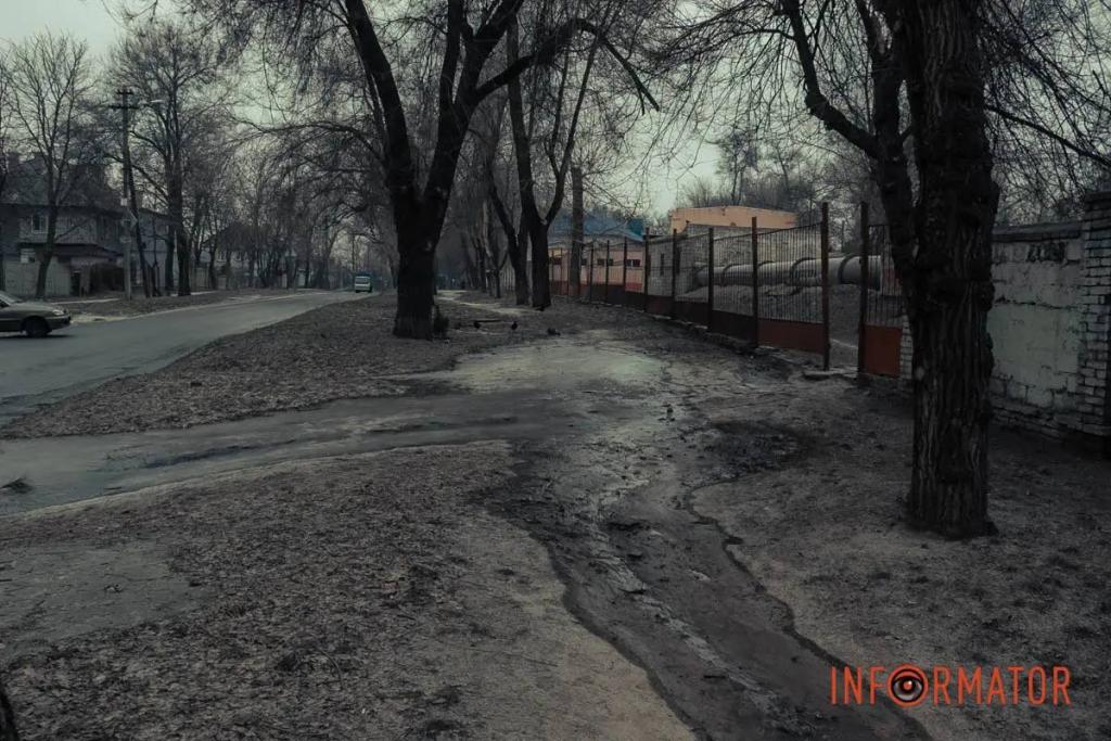 Новости Днепра про В Днепре на улице Орловской образовалась река: в чем причина