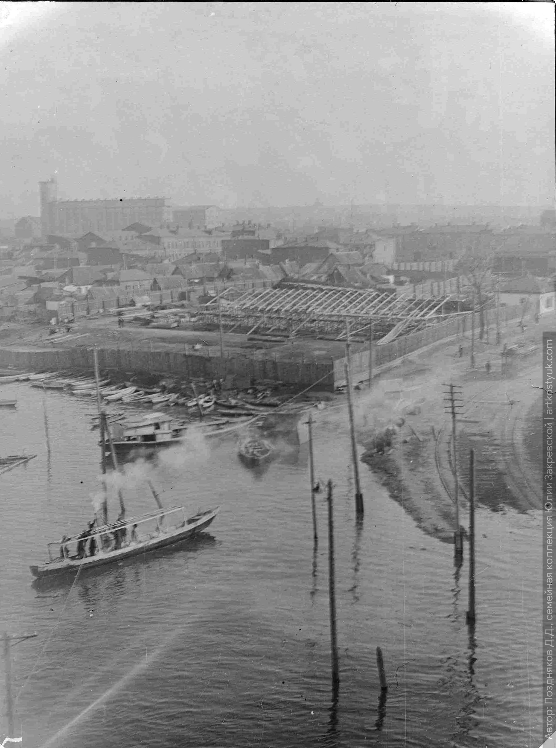 Новости Днепра про Лодки в центре: как выглядел затопленный Днепр в 1931 году (ФОТО)