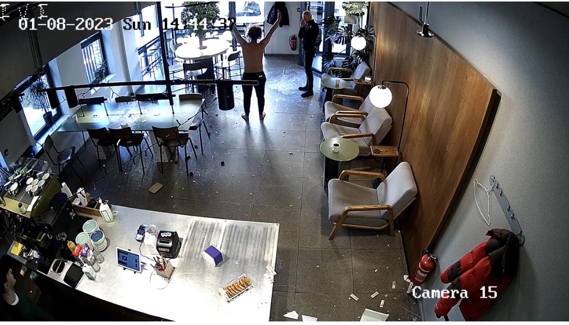 Новости Днепра про Иностранец, разбивший кафе в центре Днепра, может принудительно уехать домой