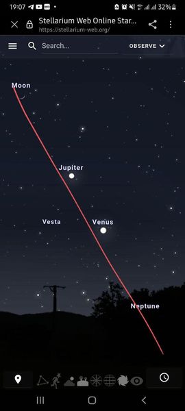 Новости Днепра про Парад планет: днепряне могут увидеть, как Луна, Юпитер и Венера выстроились в одну линию