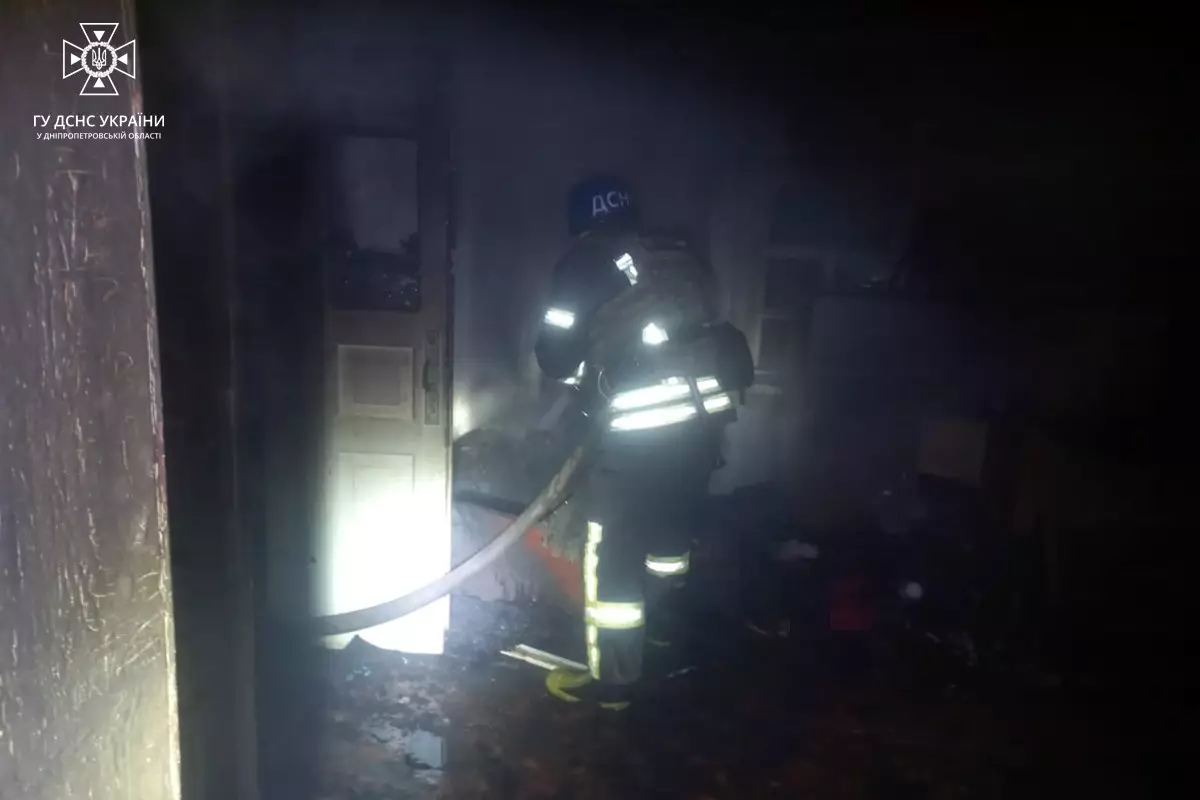 Новости Днепра про Сгорел в доме: в Никополе обнаружили тело мужчины на месте пожара