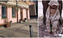 “Містячковий Бенксі”: у Дніпрі шукають творця загадкового вуличного гнома (ФОТО)