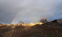 Добрый знак: на Днепропетровщине заметили зимнюю радугу (ФОТО)