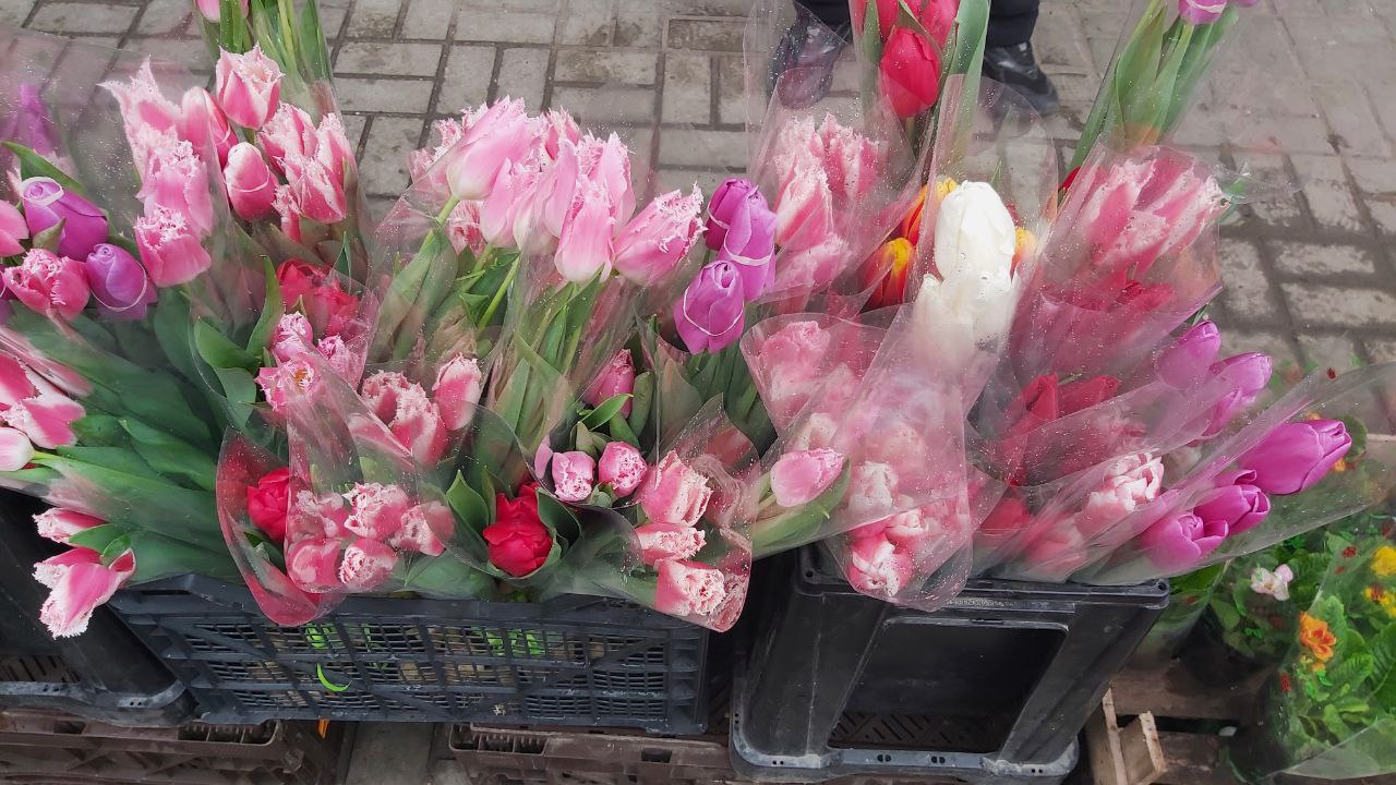 Новости Днепра про Святковий ажіотаж: скільки коштують квіти у Дніпрі 8 березня