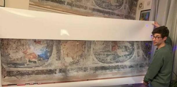 Историческая находка: британец ремонтировал кухню и нашел старинную живопись