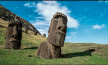 На острові Пасхи на дні висохлого озера знайдено нову статую моаї